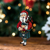 Campbell of Loudon (Campbell Louden) Ancient 2 Clan Badge Tartan Wood Acrylic Ornament Santa Personalized